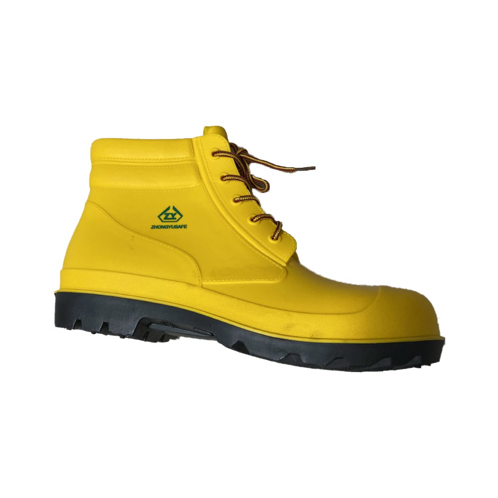 PVC Steel toe Head Anti-Smash Anti-Puncture Oil Acid Alkali Protection Labor Protection rain boots