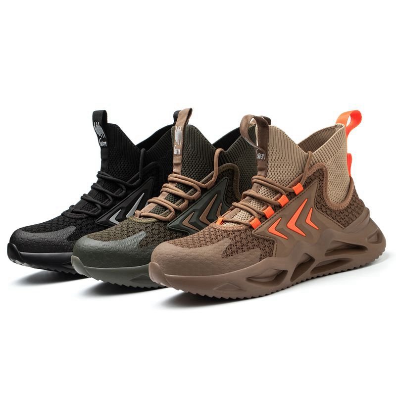 Top Grade Steel Toe anti-smashing ,puncture proof and anti slip for Work Safety Boots