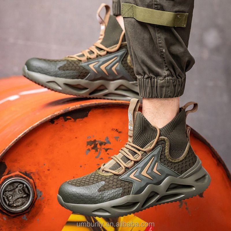 Top Grade Steel Toe anti-smashing ,puncture proof and anti slip for Work Safety Boots