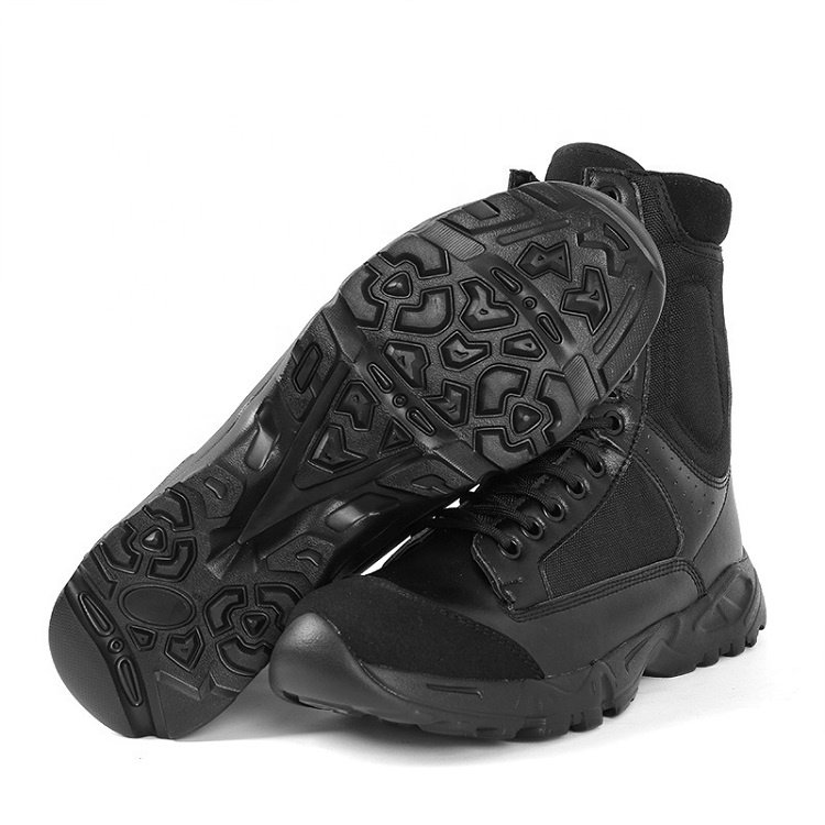 Yakeda Wholesale Outdoor Waterproof Tactico Boots light weighted material Leather tactical Boots For Men