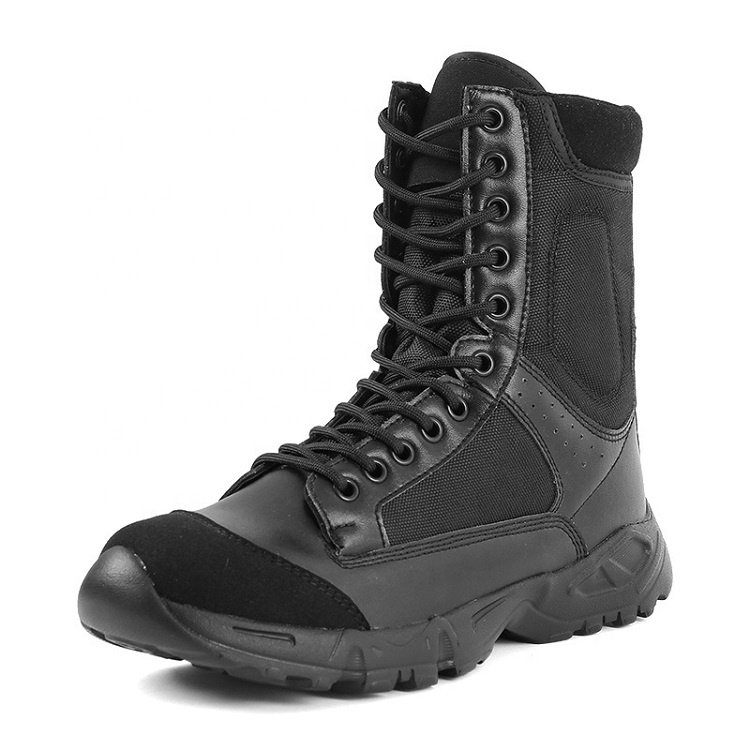 Yakeda Wholesale Outdoor Waterproof Tactico Boots light weighted material Leather tactical Boots For Men