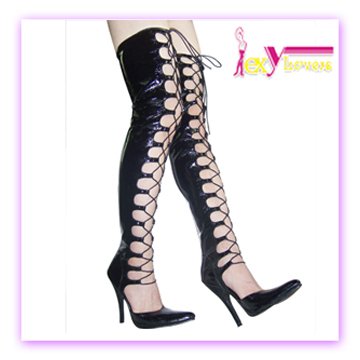 Wholesale buckle strap long boots over-the -knee ladies sexy thigh high boots customized color and design shoes women Big Size
