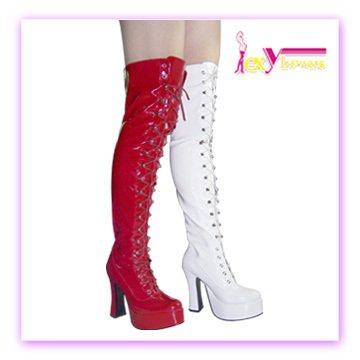 Wholesale buckle strap long boots over-the -knee ladies sexy thigh high boots customized color and design shoes women Big Size