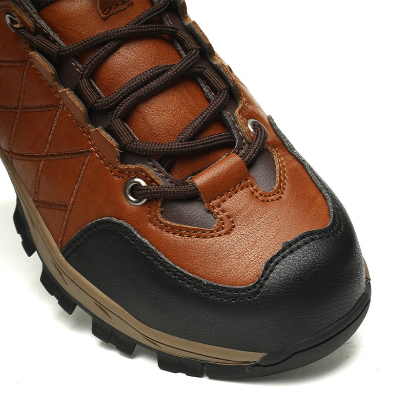Genuine Leather Steel Toe Safety Work Shoes Boots For Men S3 SRC Zapatos De Seguridad