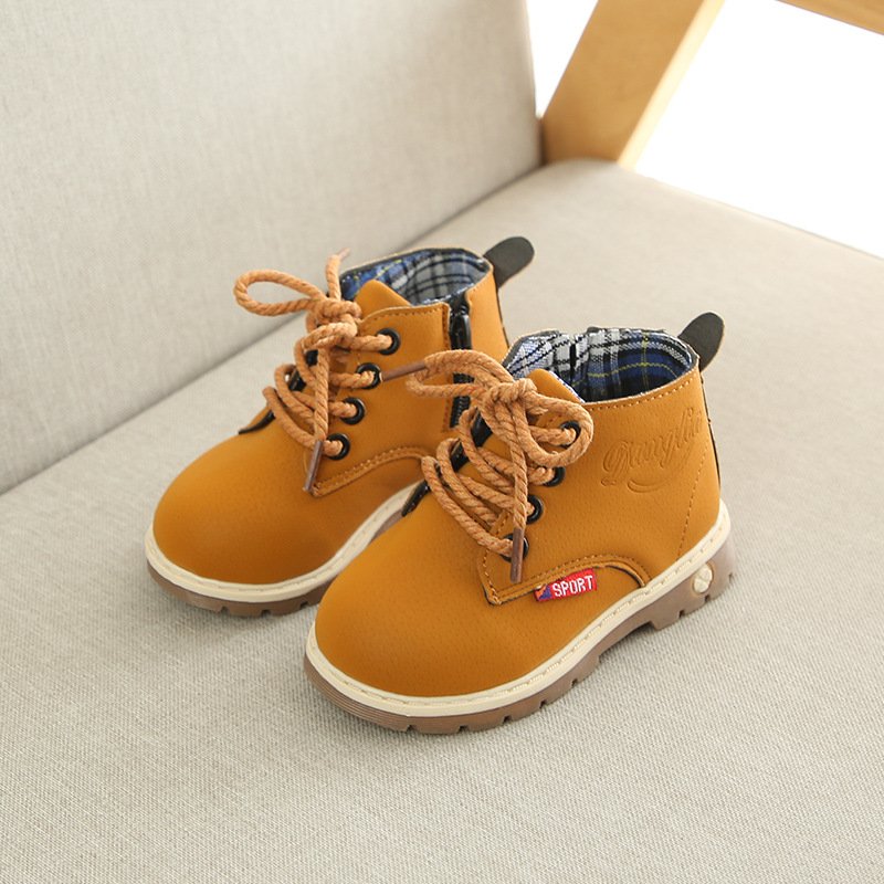 Hao Baby New Autumn Winter Non-slip Shoes Boots