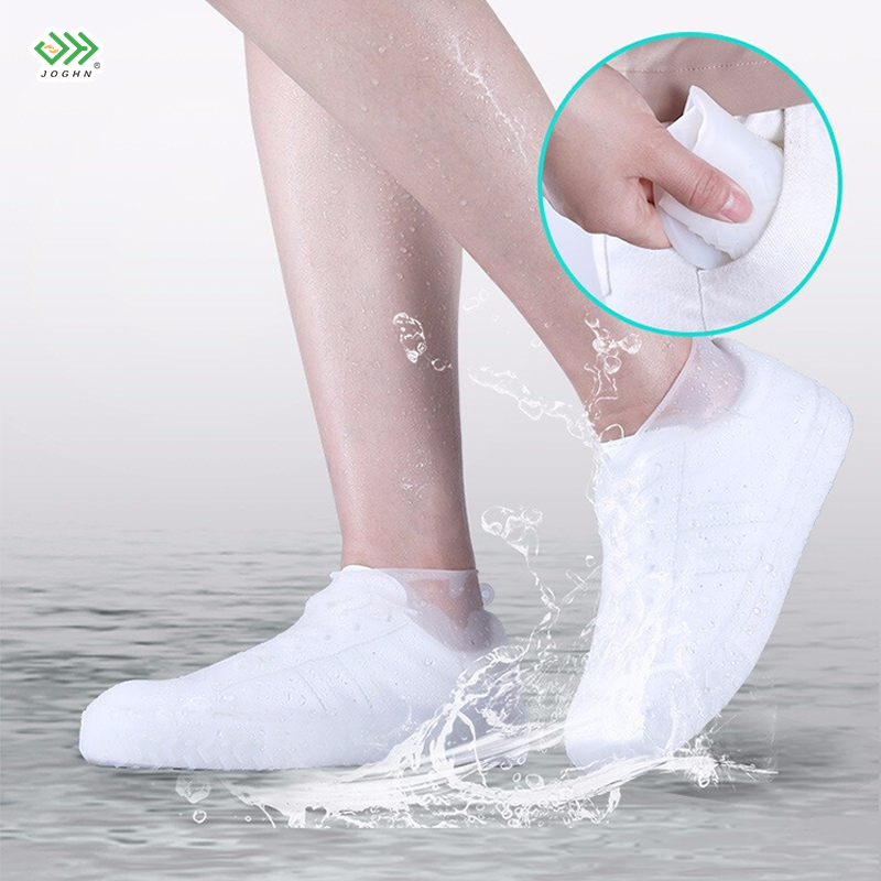 Waterproof Cover Eco-friendly Non-slip Silicone Shoe Rainy Disposable Over-shoes PVC Adult Winter Shoes Unisex Winter Boots Rohs