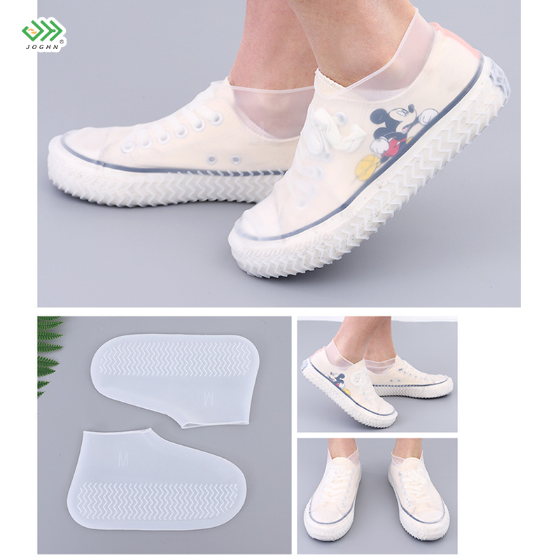 Waterproof Cover Eco-friendly Non-slip Silicone Shoe Rainy Disposable Over-shoes PVC Adult Winter Shoes Unisex Winter Boots Rohs