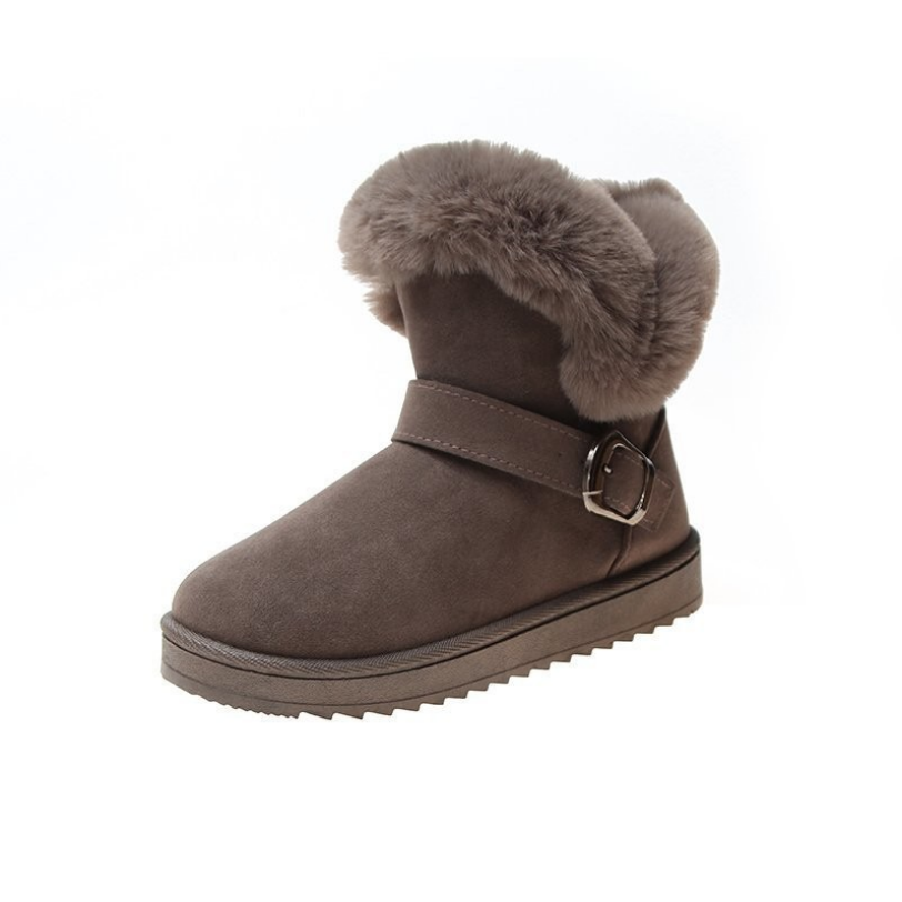 The New 2022 Fall Winter Soft-soled Plus Velvet Thickening Warm Snow Boots For Women Fur Uggh Snowboard Boots