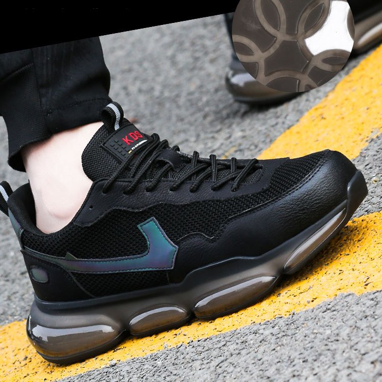 PU Injection Classic Genuine Esd Shoes Safety PVC Work Leather Boots With Steel Toe For Men Waterproof Leather