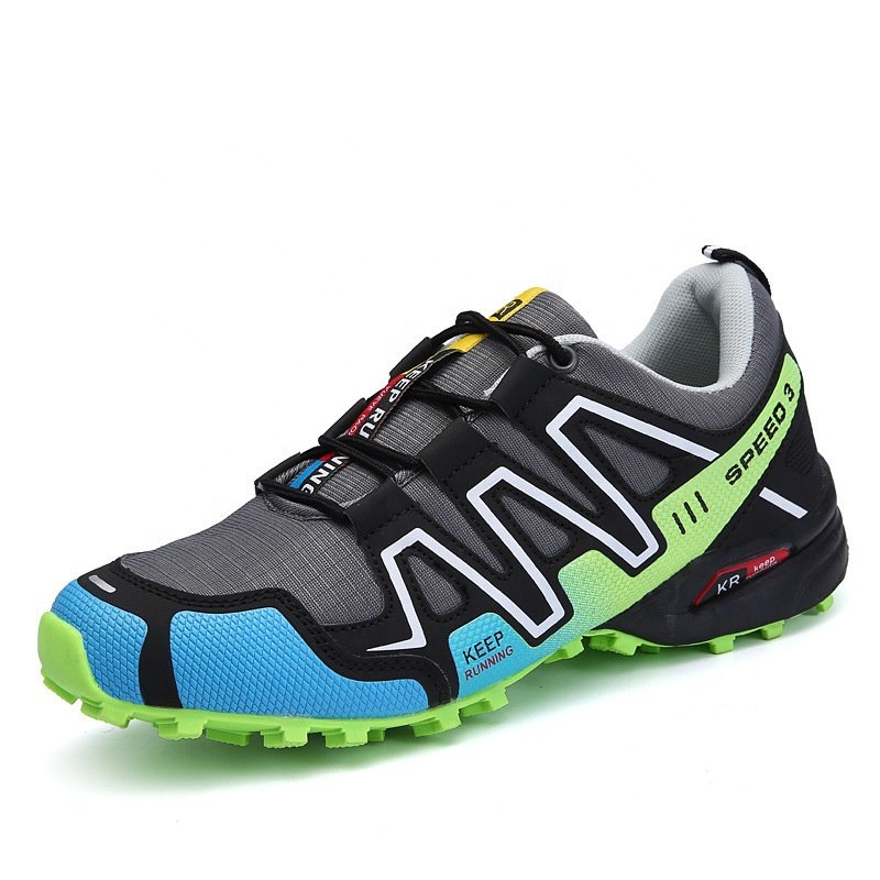 STNM Popular Men's Hiking Boots Shoes Outdoor Low-top Hiking Shoes Field Training Breathable Mesh Casual Shoes