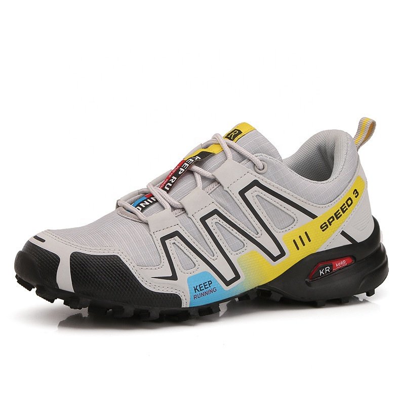 STNM Popular Men's Hiking Boots Shoes Outdoor Low-top Hiking Shoes Field Training Breathable Mesh Casual Shoes