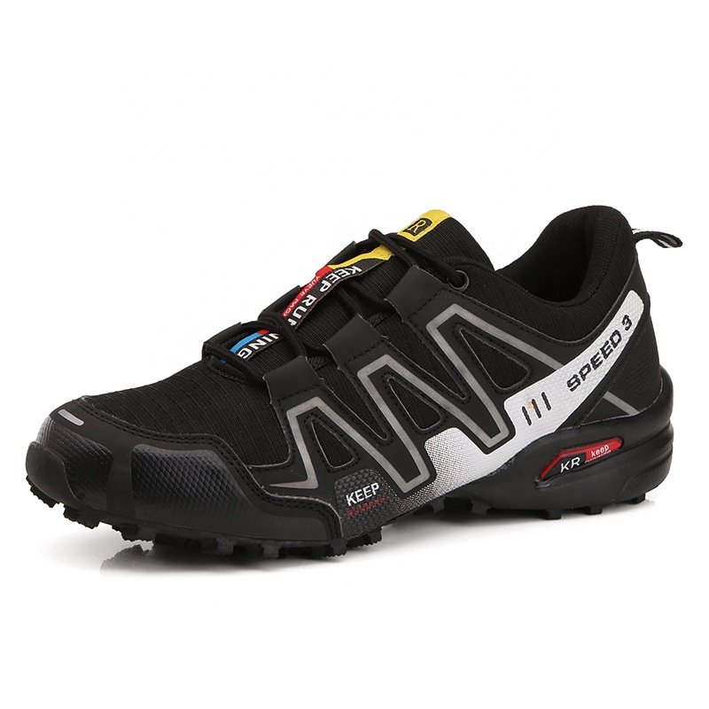 STNM Popular Men's Hiking Boots Shoes Outdoor Low-top Hiking Shoes Field Training Breathable Mesh Casual Shoes