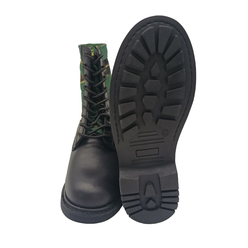 Green Anti-slip Rubber Outsole Genuine Leather Goodyear Men Hiking Boots