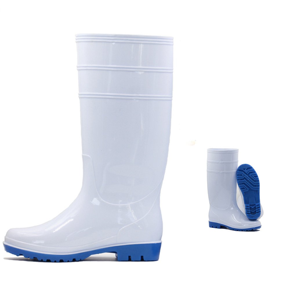 wholesale Pvc Shoes Rain Pvc Cheap white Water Garden Shoes Rubber Rain Boots Waterproof Gum Footwear
