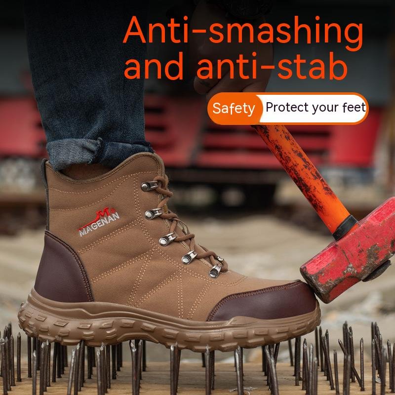 AMAWEI 816 men safety boots indestructible steel toe boots steel toe boots