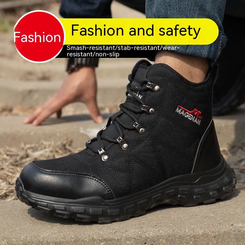 AMAWEI 816 men safety boots indestructible steel toe boots steel toe boots