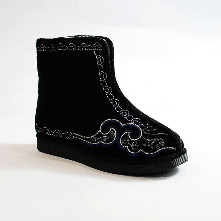 Factory Supply Plus Cashmere Men Boots Winter Boots Keep Warm Men's Boots