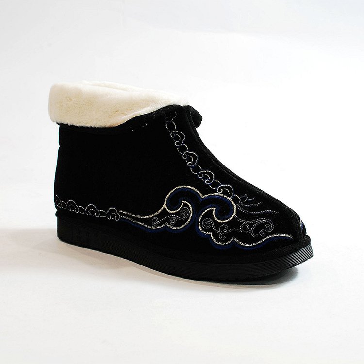Factory Supply Plus Cashmere Men Boots Winter Boots Keep Warm Men's Boots