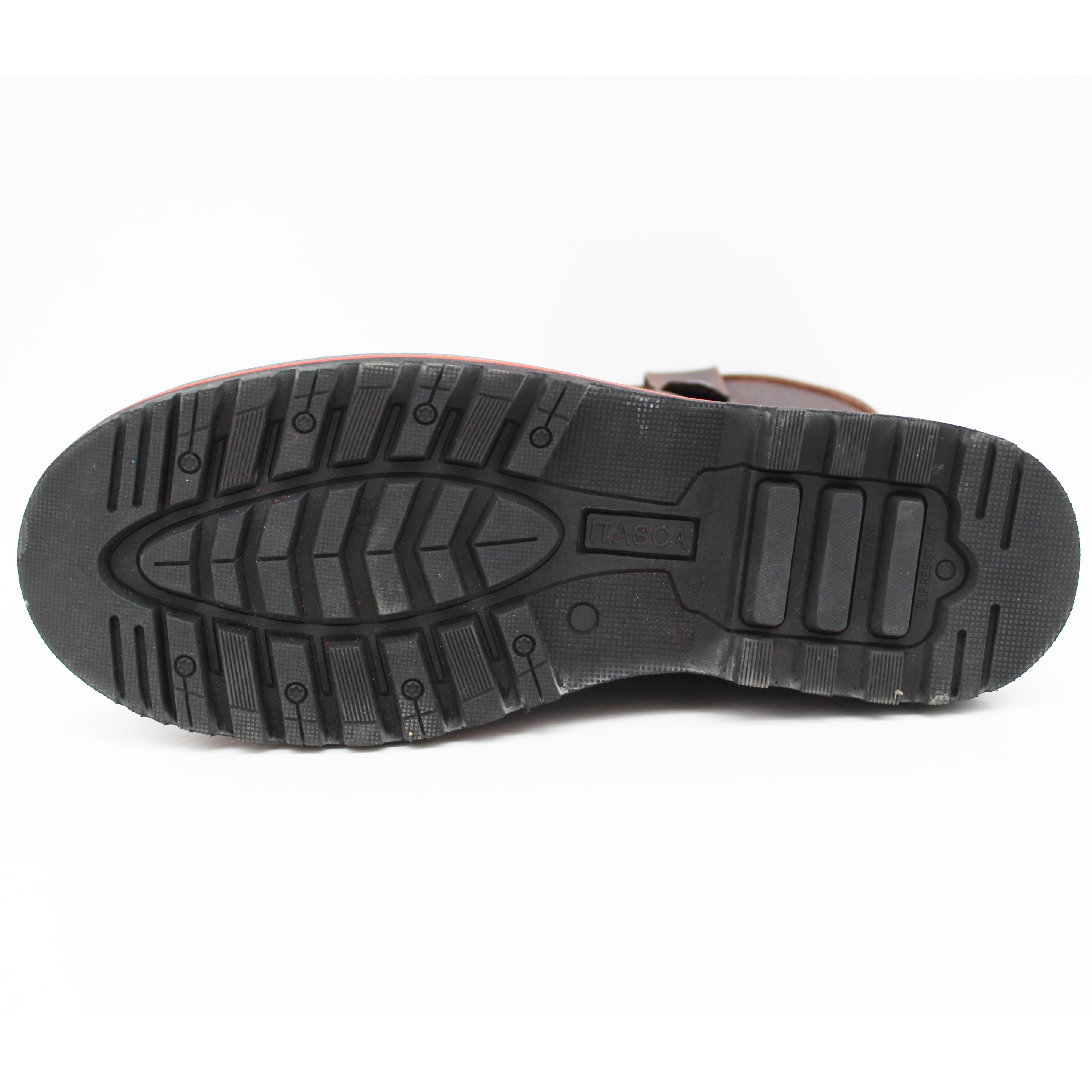 Wholesale Industry Nubuck Leather Goodyear Welted Rubber Steel Toe Unisex Work Safety Shoes Boots
