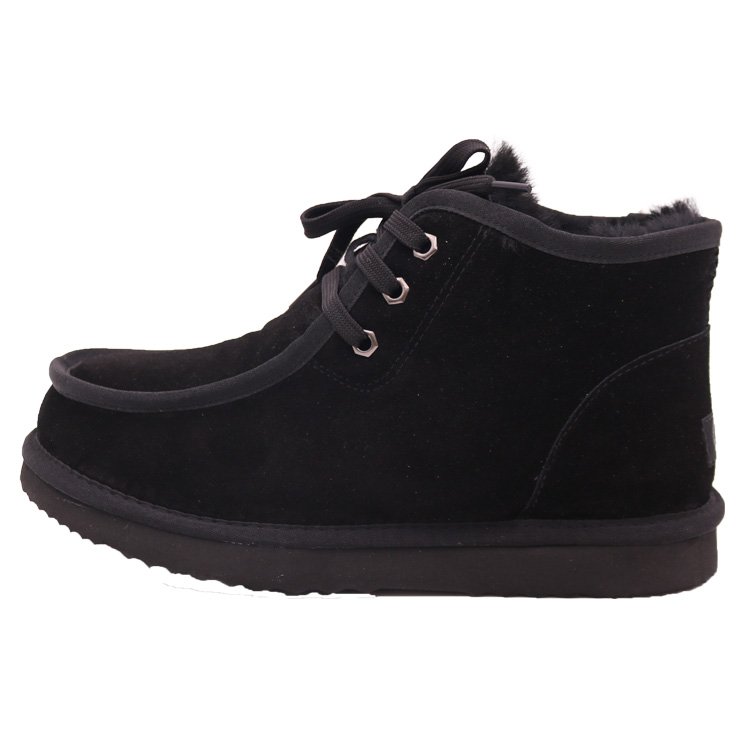 CF-038 Fashion Lace Up Short Style Australian EVA Sole Women Leather Boots