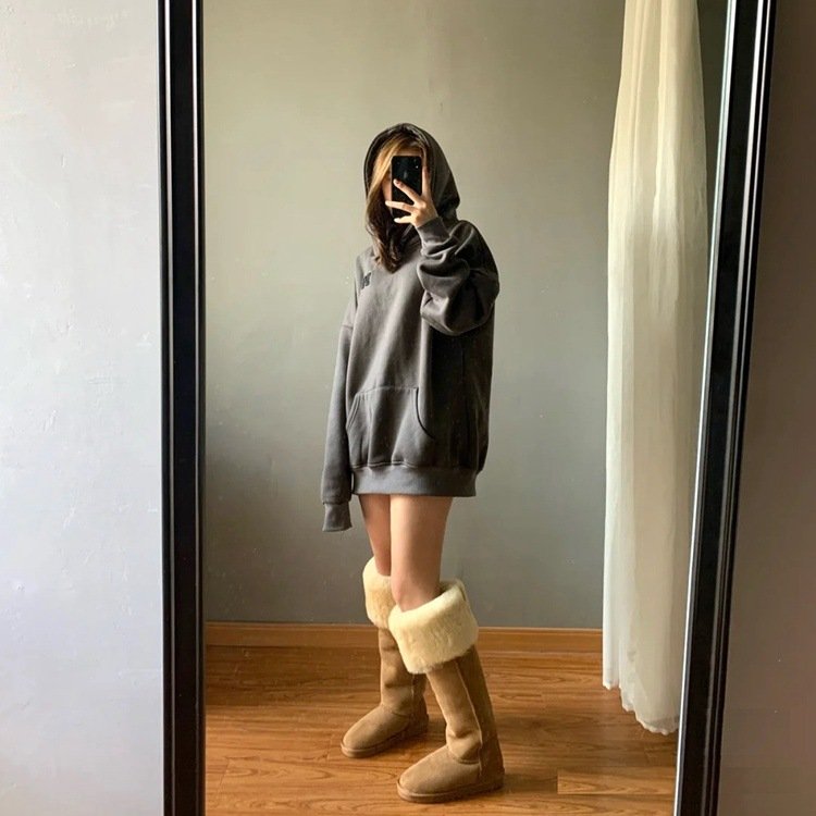 winter warm classic boots shoes thicken knee high snow boots for women