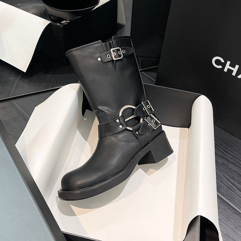 New Western Cowboy Boots for Women Ankle High Cowgirls Low Chunky Heel Pointed Toe Pull-On Fashion Classic boots