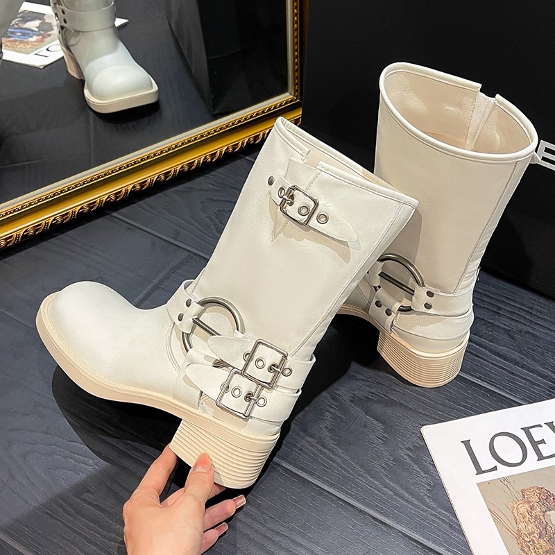 New Western Cowboy Boots for Women Ankle High Cowgirls Low Chunky Heel Pointed Toe Pull-On Fashion Classic boots