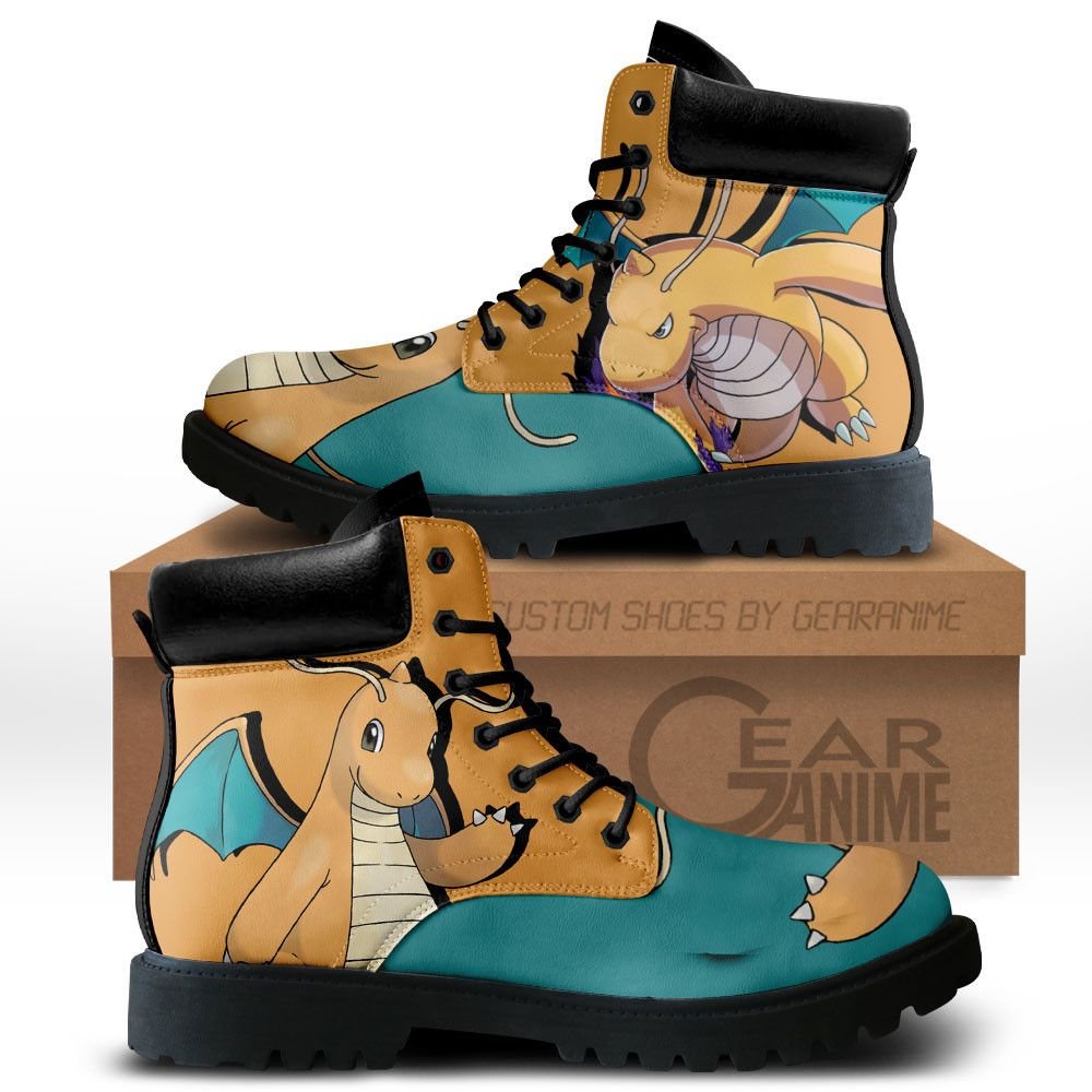 Low MOQ eco-friendly vegan leather all season boots cool waterproof custom logo printed rubber tooling boots for men women