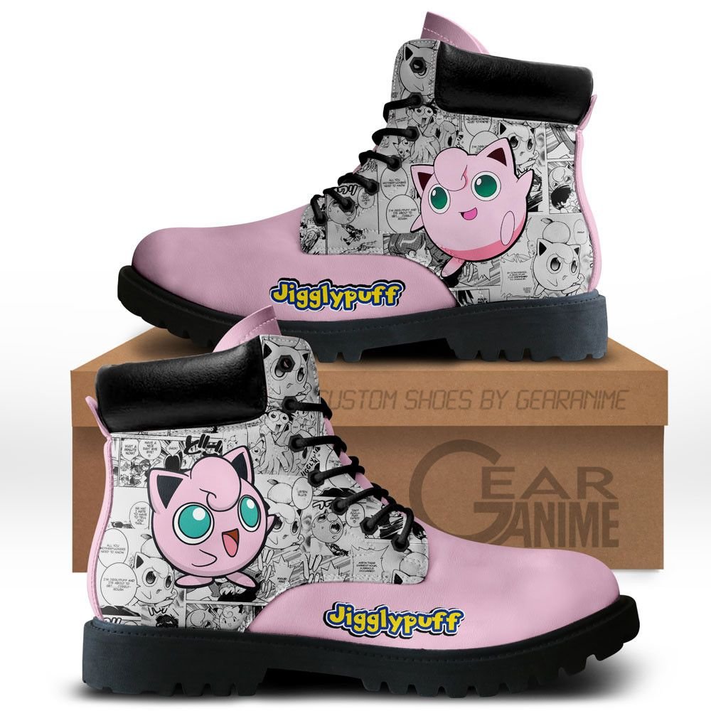 Low MOQ eco-friendly vegan leather all season boots cool waterproof custom logo printed rubber tooling boots for men women
