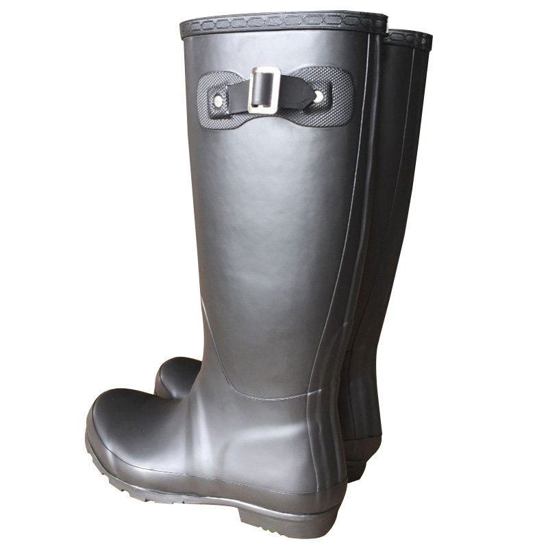 Hot selling Japanese Korean and British version of fashion high buckle water shoes rubber rain boots