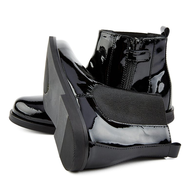 high quality Winter new design Italian style leather children's chelsea boots boy and girl ankle boot