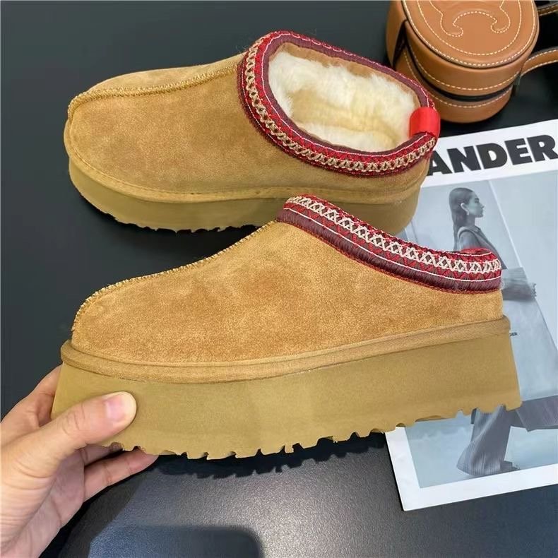 2024 Hot Selling Women's Real Wool Snow Boots Factory Wholesale High Quality Snow Boots Fur Snow Boots