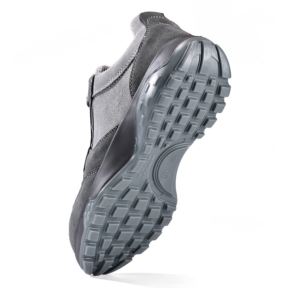 Lightweight Slip Resistant Casual Leather Composite Toe Work Boots