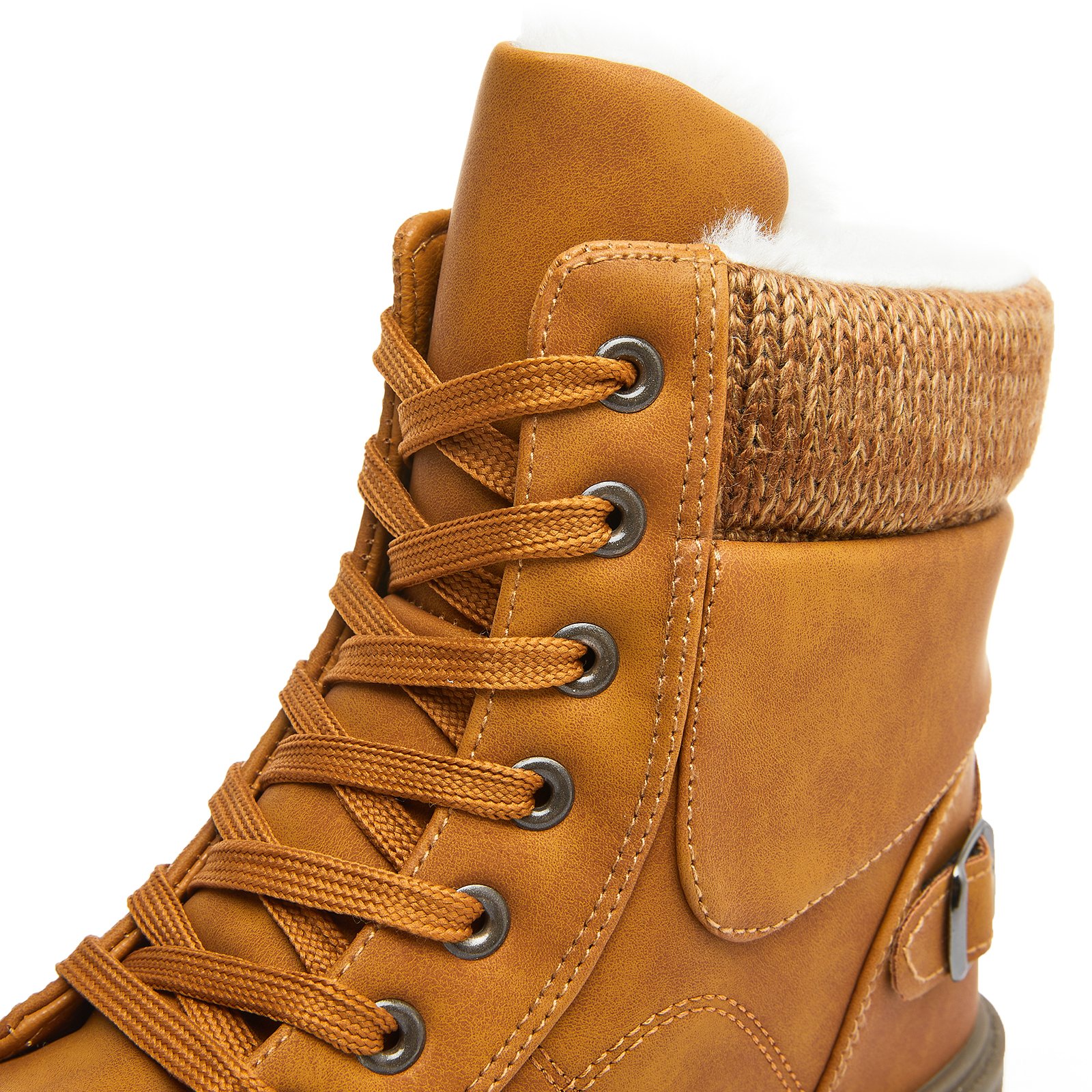 wenzhou factory custom logo wholesale winter women shoes classic lace-up snow boots for women's