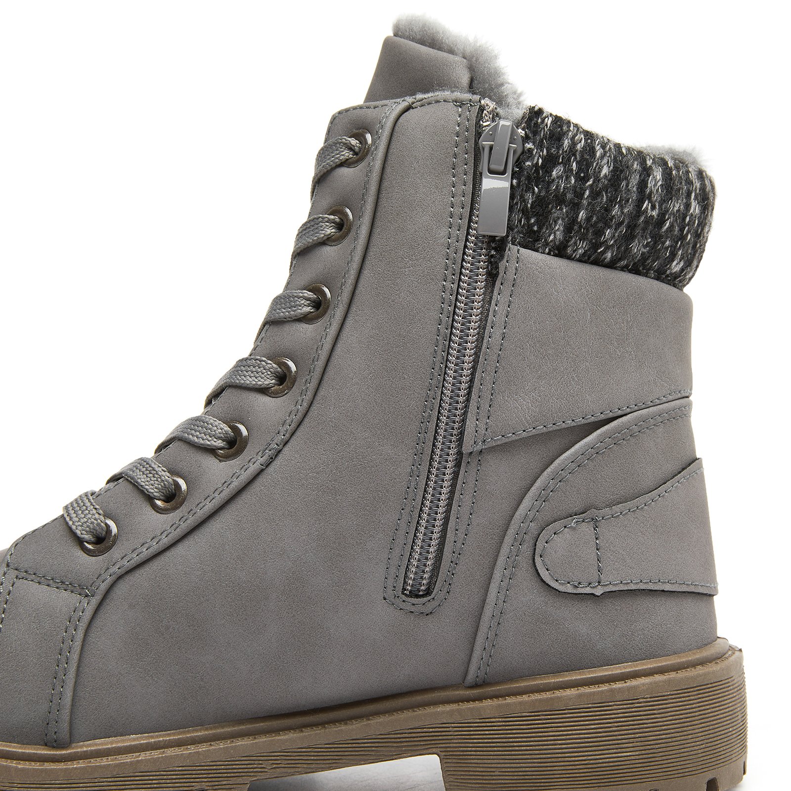wenzhou factory custom logo wholesale winter women shoes classic lace-up snow boots for women's