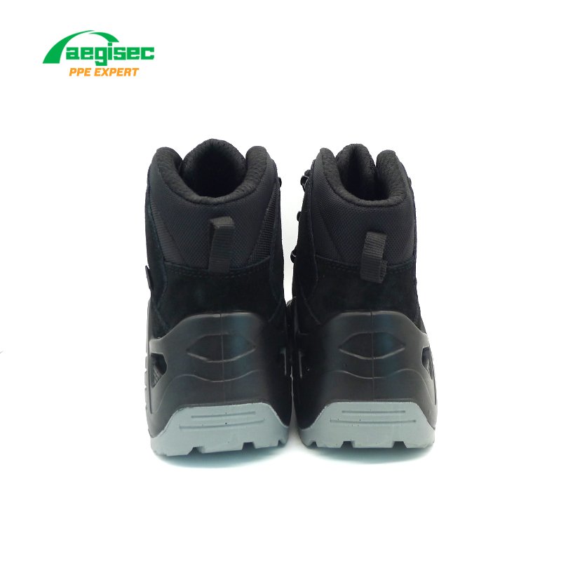 AEGISEC tactical security boots slip resistant PU sole jungle boots suede leather desert boots men shoes