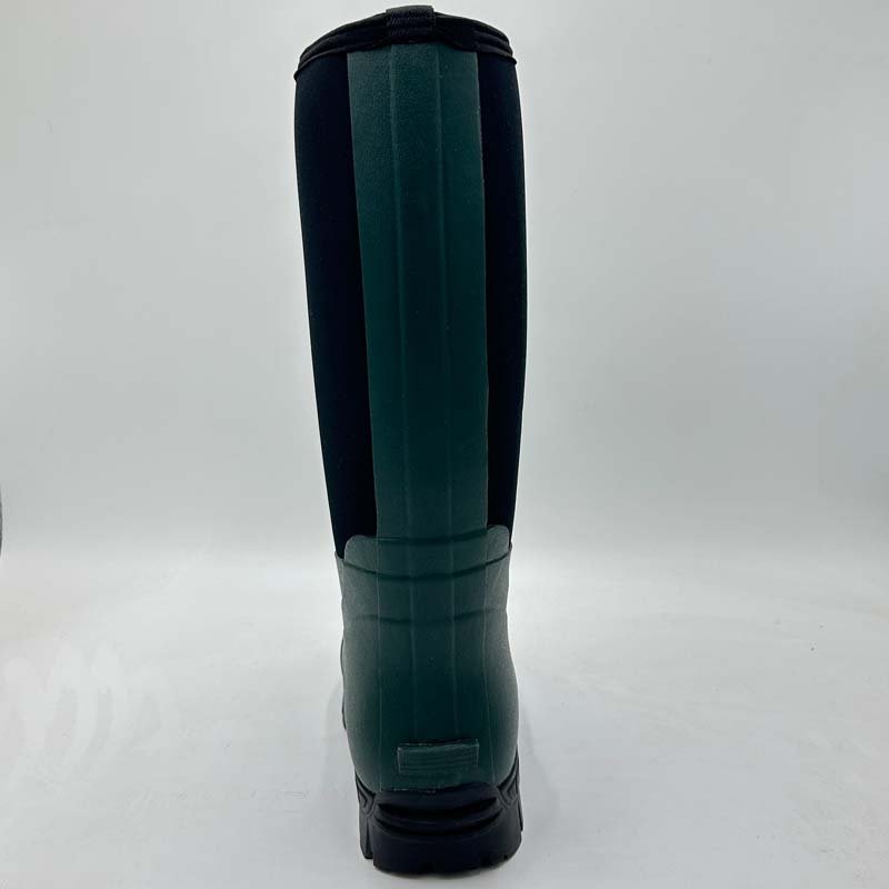Custom high quality men's neoprene wellies waterproof outdoor hunting rubber boot