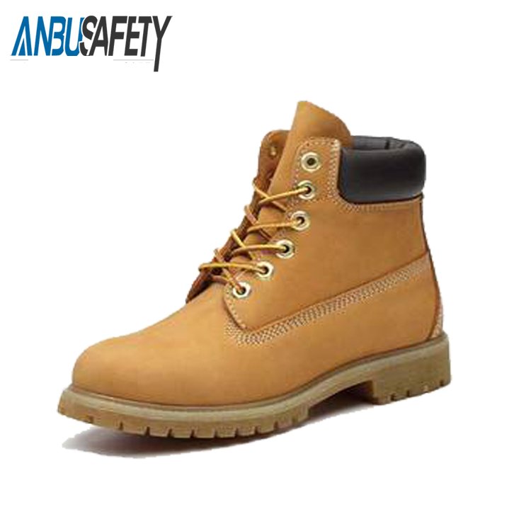 High-cut Construction Shoes Work Safety Boots Composite Steel Custom Men Leather Unisex OEM Customized