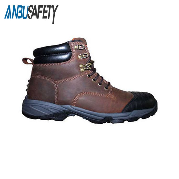 High-cut Construction Shoes Work Safety Boots Composite Steel Custom Men Leather Unisex OEM Customized