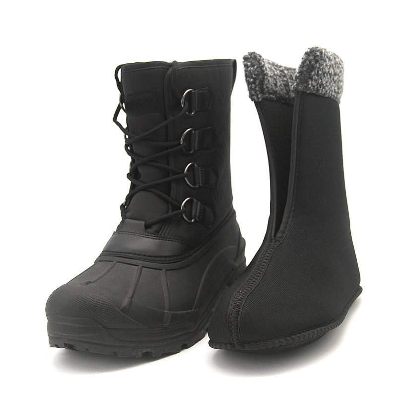 OEM ODM Waterproof Wool Warm Long ShoesWinter Snow Boots for Men Bot