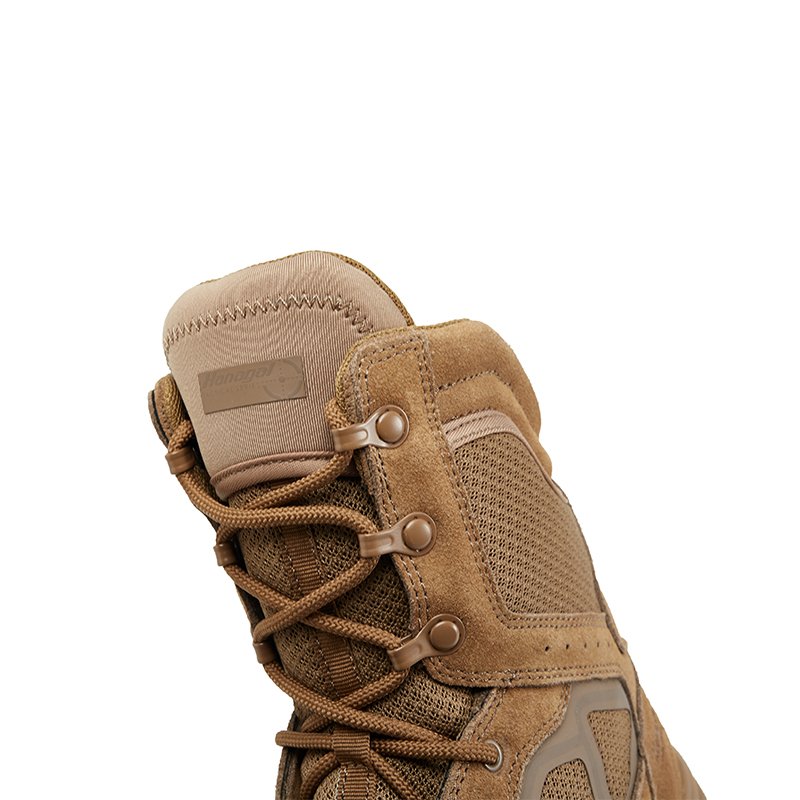 China Factory Custom Tactical Boots Sand Color Jungle Desert Boots Anti-Slip Sole