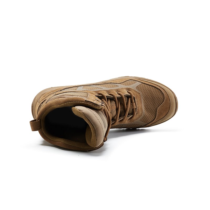 China Factory Custom Tactical Boots Sand Color Jungle Desert Boots Anti-Slip Sole