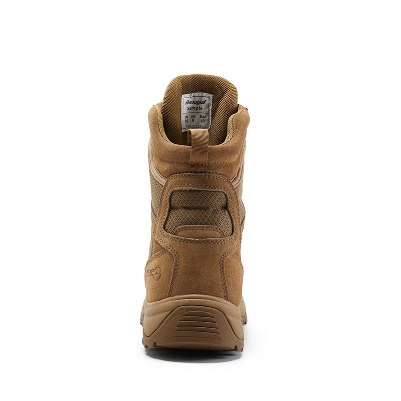 China Factory Custom Tactical Boots Sand Color Jungle Desert Boots Anti-Slip Sole
