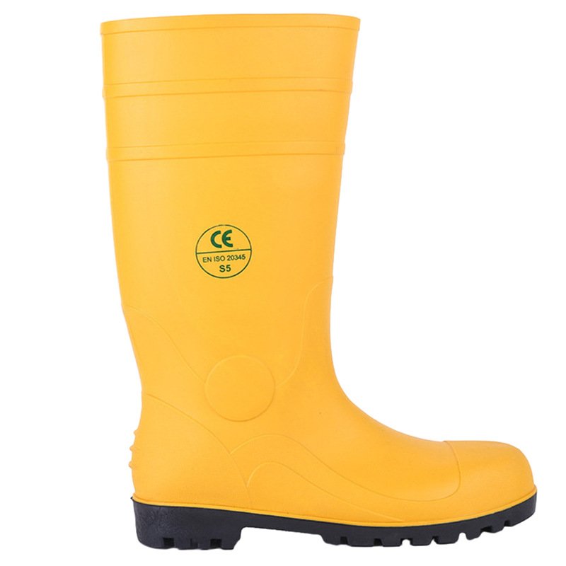 cheap waterproof pvc white safety wellington rain boots for men gumboots wholesale pvc rainboots