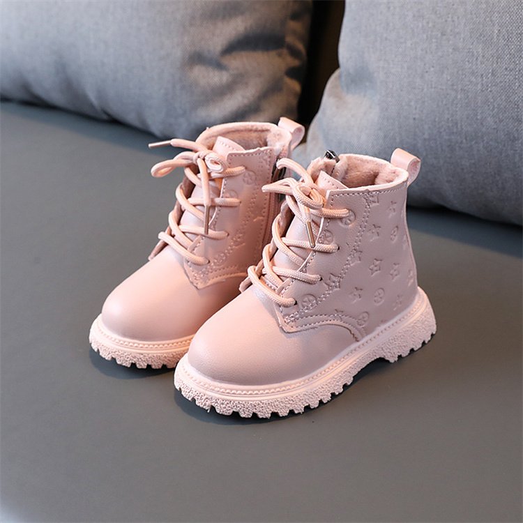 boys and girls lace up casual outdoor hiking ankle kids boots