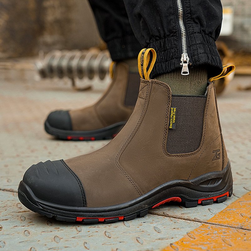 Hot Selling Summer Safty Shoes Men Steel Toe Safety Boots