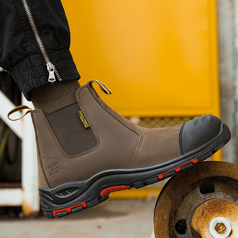 Hot Selling Summer Safty Shoes Men Steel Toe Safety Boots