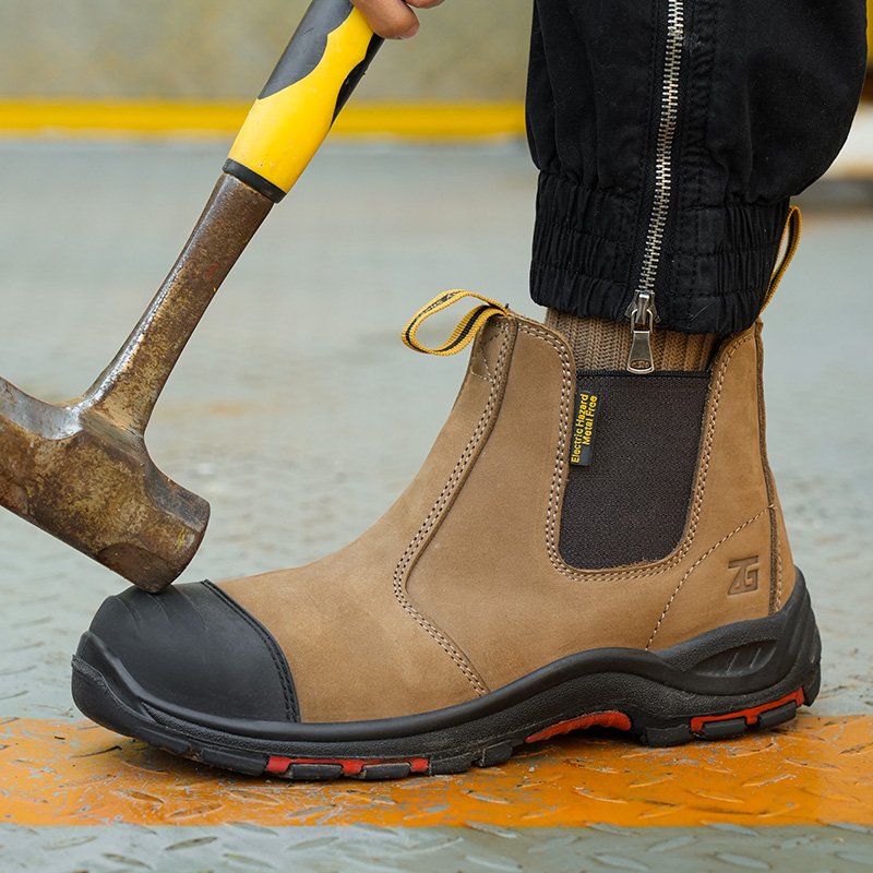 Hot Selling Summer Safty Shoes Men Steel Toe Safety Boots