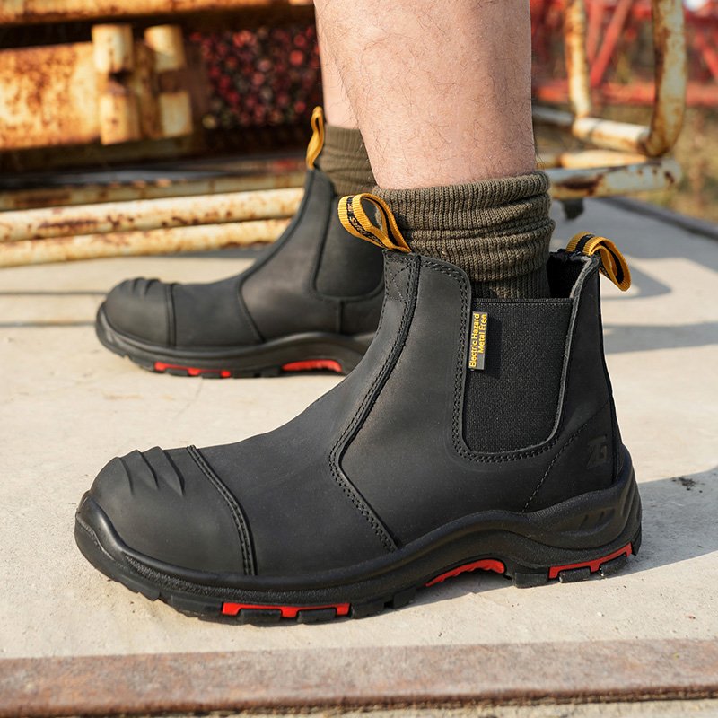 Hot Selling Summer Safty Shoes Men Steel Toe Safety Boots