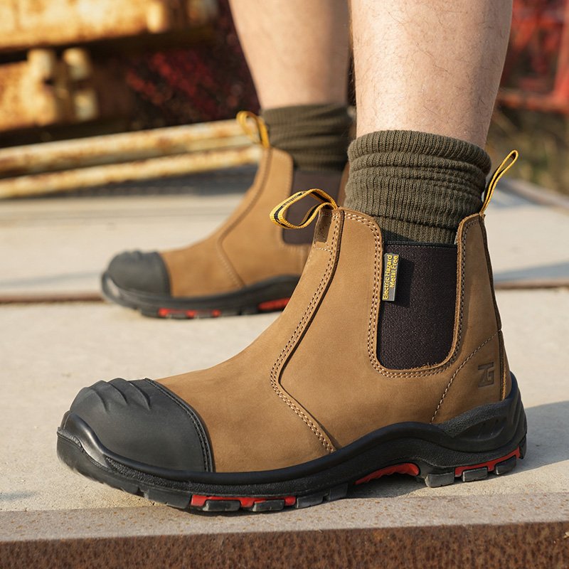 Hot Selling Summer Safty Shoes Men Steel Toe Safety Boots